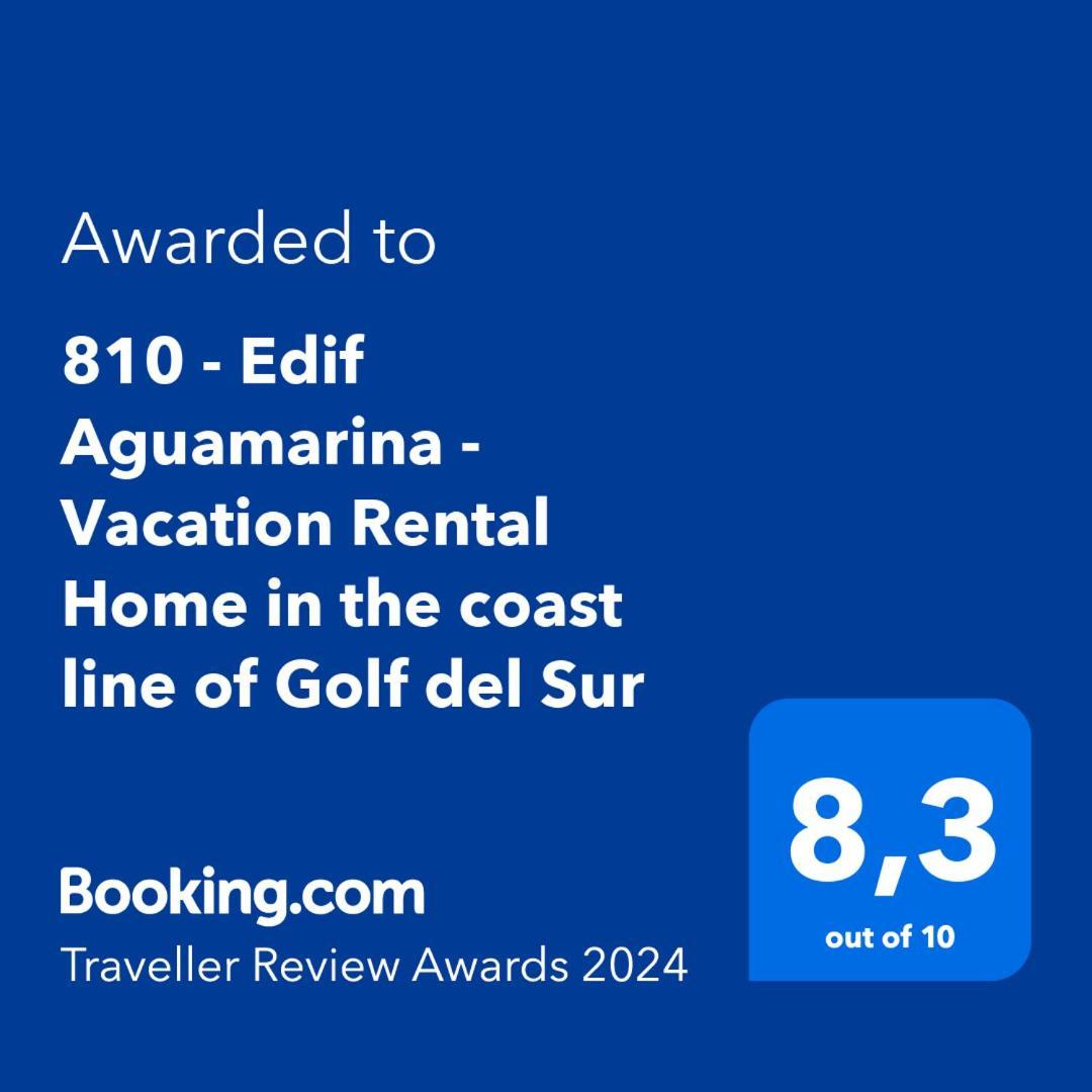 810 - Edif Aguamarina - Vacation Rental Home In The Coast Line Of Golf Del Sur سان ميغيل ذي أبونا المظهر الخارجي الصورة